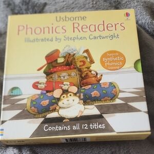 Usborne Phonics Readers Box Set - Yellow & Multicolor